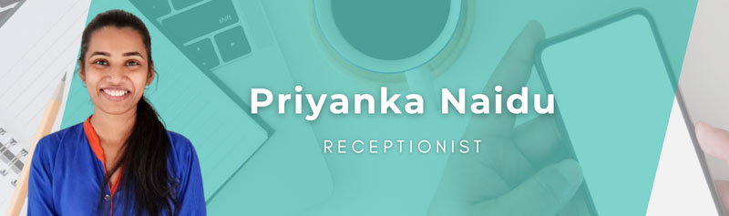 Priyanka Naidu Receptionist